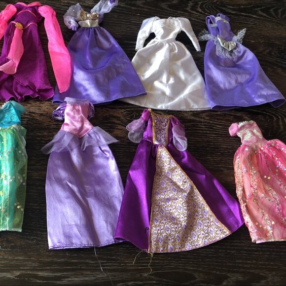 Barbie doll Princess dresses lot of 8 - Picture 3 of 3